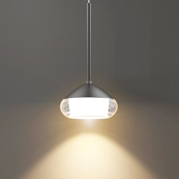 Artdelight Phoenix - hanglamp - Ø 11,6 x 208,2 cm - 7W dimbare led incl. - mat grijs