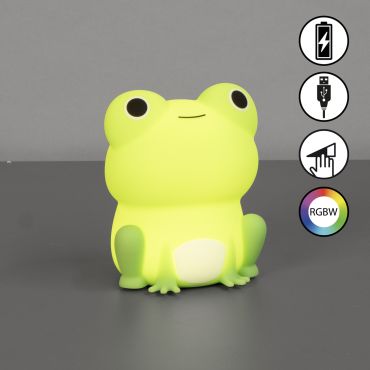 Fischer &amp; Honsel Willi - nachtlampje - 8 x 9 x 11,5 cm - 0,4W RGBW LED incl. - groen