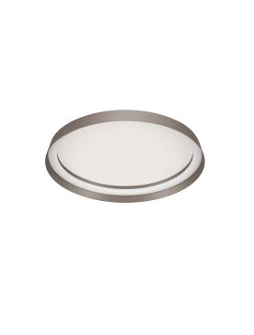 Nova Luce Ormi - plafondlamp - Ø 45 x 7 cm - 38W dimbare LED incl. - champagnebruin