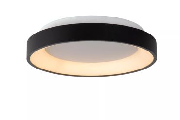Lucide Vidal - plafondverlichting - Ø 28 x 6 cm - 21W LED incl. - zwart