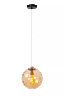 Lucide Monsaraz - hanglamp - Ø 25 x 161 cm - amber