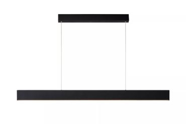 Lucide Raya LED - hanglamp - 119 x 4 x 138 cm - 36W dimbare LED incl. - 2700K - zwart