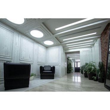 ONE Light Round Recessed Panels Die Cast - plafondverlichting - Ø 60 x 2 cm - 48W LED incl. - wit - warm witte lichtkleur