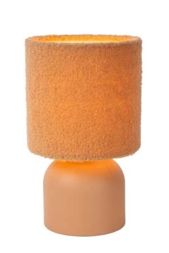 SHOWROOMMODEL - Lucide Woolly - tafellamp - Ø 16 x 28 cm - okergeel