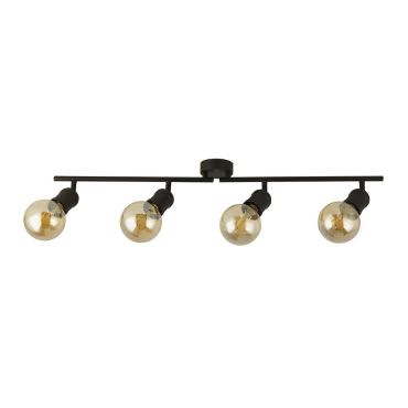 Searchlight Dance - Plafondverlichting 4L - 79 x 8 x 16 cm - zwart