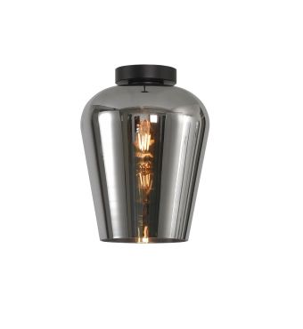 Artdelight Tombo - plafondverlichting - Ø 23 x 27 cm - titan