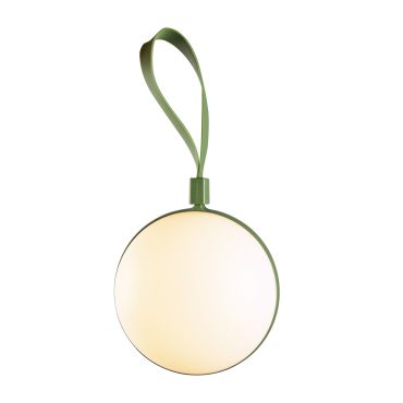 Nordlux Bring To-Go 12 - draagbare lamp met oplaadbare batterij - 12 x 26 x 9,3 cm - 1W LED incl. - IP54 - wit en groen
