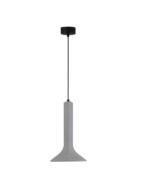 Nova Luce Dylan - hanglamp - Ø 22,3 x 150 cm - grijs