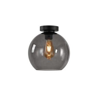 Artdelight Marino - plafondverlichting - Ø 25 x 26 cm - gerookt