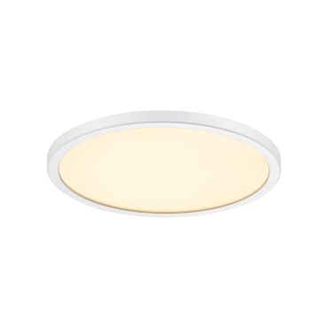 Nordlux Oja - plafondverlichting - Ø 24,4 x 2,3 cm - 15W LED incl. - wit