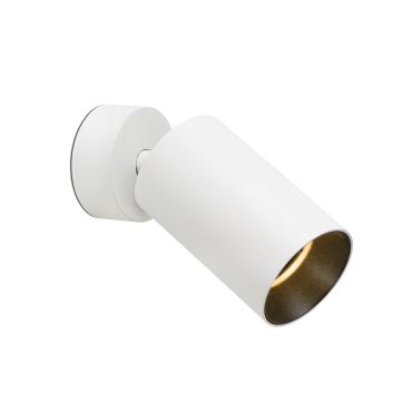 Faro Stan - opbouwspot 1L - Ø 6 x 15 cm - 15W LED incl . - mat wit