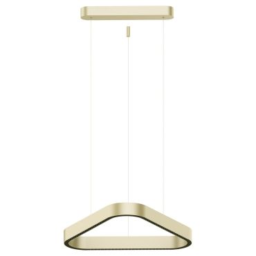 VK Lighting Aria - hanglamp - 60 x 306 cm - 60W dimbare LED incl. - goud