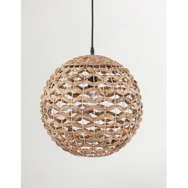 Nova Luce Griffin - hanglamp - Ø 50,5 x 250 cm - bruin en zwart