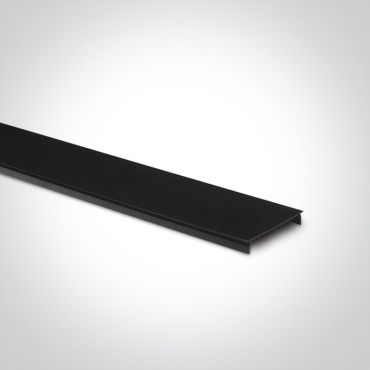 ONE Light magnetisch railsysteem MAXI - inbouwprofiel voor 12 mm gipsplaat - 1 meter - 7,5 x 5 cm - zwart