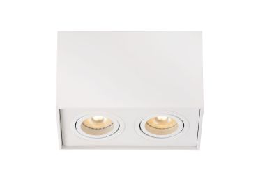 Lucide Tube - opbouwspot - 18,5 x 9,6 x 12,5 cm - wit