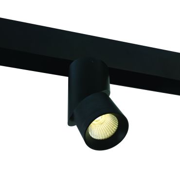 ONE Light magnetisch railsysteem MINI, MIDI &amp; MAXI - railspot - Ø 6,6 x 17,6 cm - 15W LED incl. - zwart