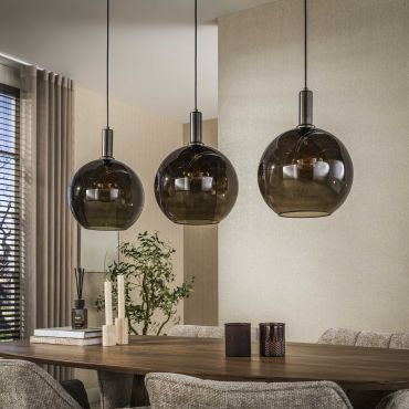 Vico Sfera - hanglamp - 95 x 9 x 150 cm - sienna bruin