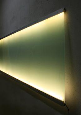 KLUS EX-ALU - LED-profiel voor glazen wanden met een dikte van 6mm - 2,15 x 3,44 cm - aluminium