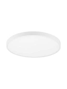 Nova Luce Perfect Profile - plafondlamp - Ø 80 x 10 cm - 80W dimbare LED incl. - wit