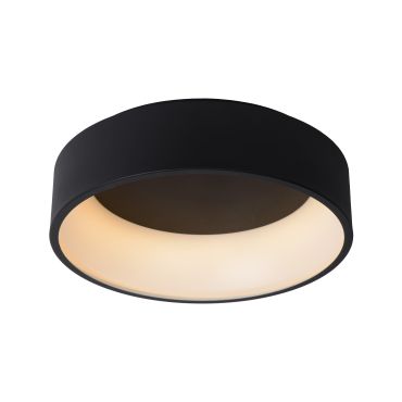 Lucide Talowe - plafondverlichting - Ø 45,5 x 13 cm - 30W dimbare LED incl. - zwart
