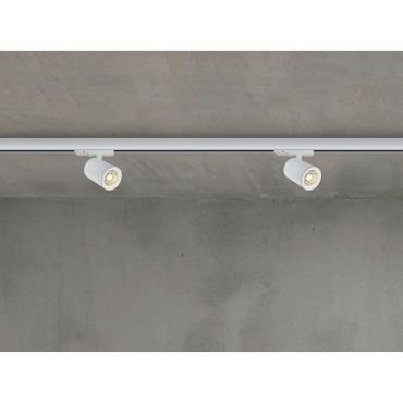 ONE Light Shop PRO - rail spot - 3-fase railsysteem - Ø 10 x 14,1 cm - 40W dimbare LED incl. - wit - witte lichtkleur