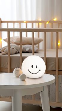 Fischer &amp; Honsel GlowMoji - nachtlampje - Ø 13 x 12 cm - 0,3W RGBW LED incl. - wit