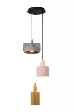 Lucide Ninja - hanglamp -Ø 25,5 x 120 cm - multicolor