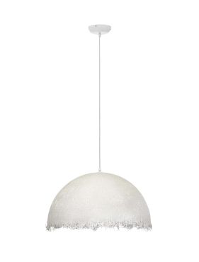 Nova Luce Lalu - hanglamp - Ø 60 x 210 cm - zandwit