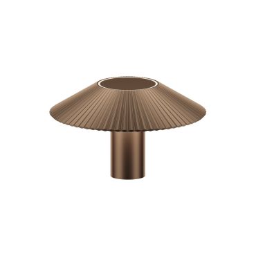 VK Lighting Amelie - tuinpaal - Ø 25 x 15 cm - 15W LED incl. - IP65 - bruin