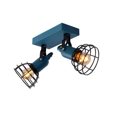 Lucide Pola - opbouwspot 2L - 28 x 10,5 x 15 cm - blauw