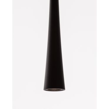 Nova Luce Goccio - hanglamp - Ø 3 x 160 cm - 7W LED incl. - zwart