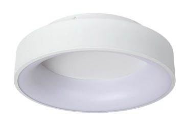 Lucide Mirage - plafondlamp - Ø 38 x 11,5 cm - 22W dimbare LED incl. - wit