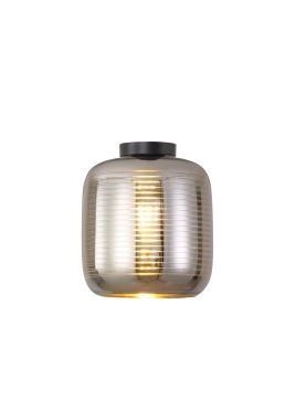 Artdelight Apollo - plafondlamp - Ø 20 x 23,5 cm - titan en goud