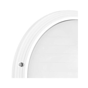 Artdelight Ivela - badkamer plafondverlichting - Ø 27 x 9,1 cm - IP65 - wit