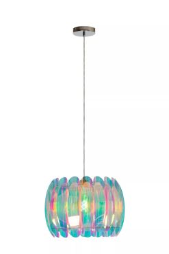 Lucide Glinstar - hanglamp - Ø 40 x 160 - multicolor