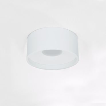 Artdelight Oran - plafondverlichting - Ø 12 x 5 cm - 10W dimbare LED incl. - IP54 - wit