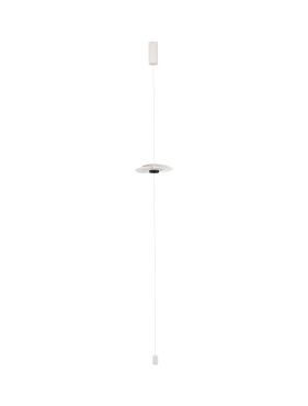 Nova Luce Olea - hanglamp - 35 x 390 x 10 cm - 16W dimbare LED incl. - zandwit