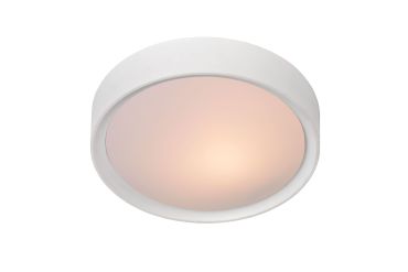 Lucide Lex - plafondverlichting - Ø 25 x 7 cm - wit