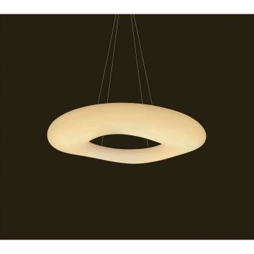 ONE Light Cloud Pendant Series - hanglamp - Ø 75 x 150 cm - 80W LED incl. - wit