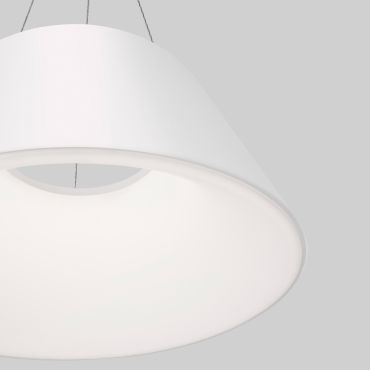 Nova Luce Volcano - hanglamp - Ø 45 x 120 cm - 33W LED incl. - zandwit